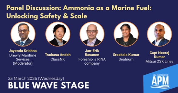 Panel Discussion: Ammonia as a Marine Fuel: Unlocking Safety & Scale