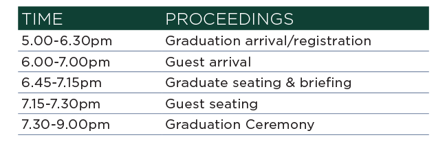 Image with Ceremony details  