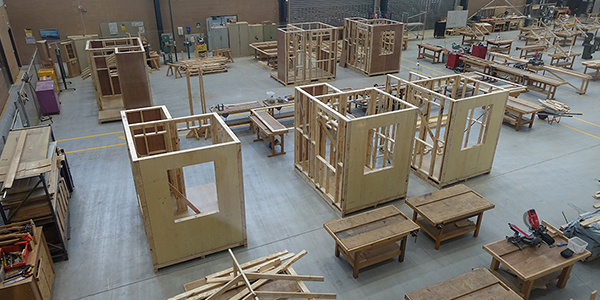 timber frames for miniature houses