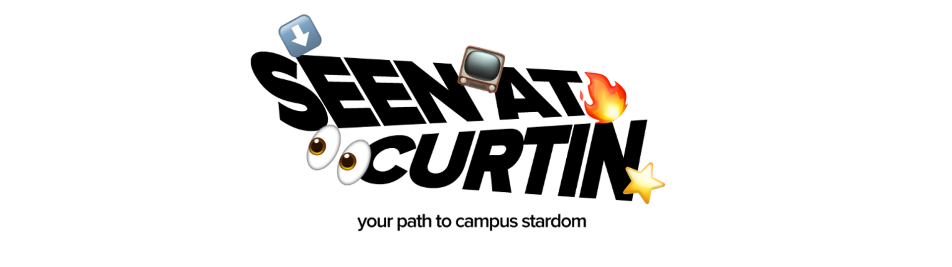 Four students walking outdoors at the Curtin Perth campus laughing. 