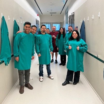 IMAGE: about to visit one of our labs