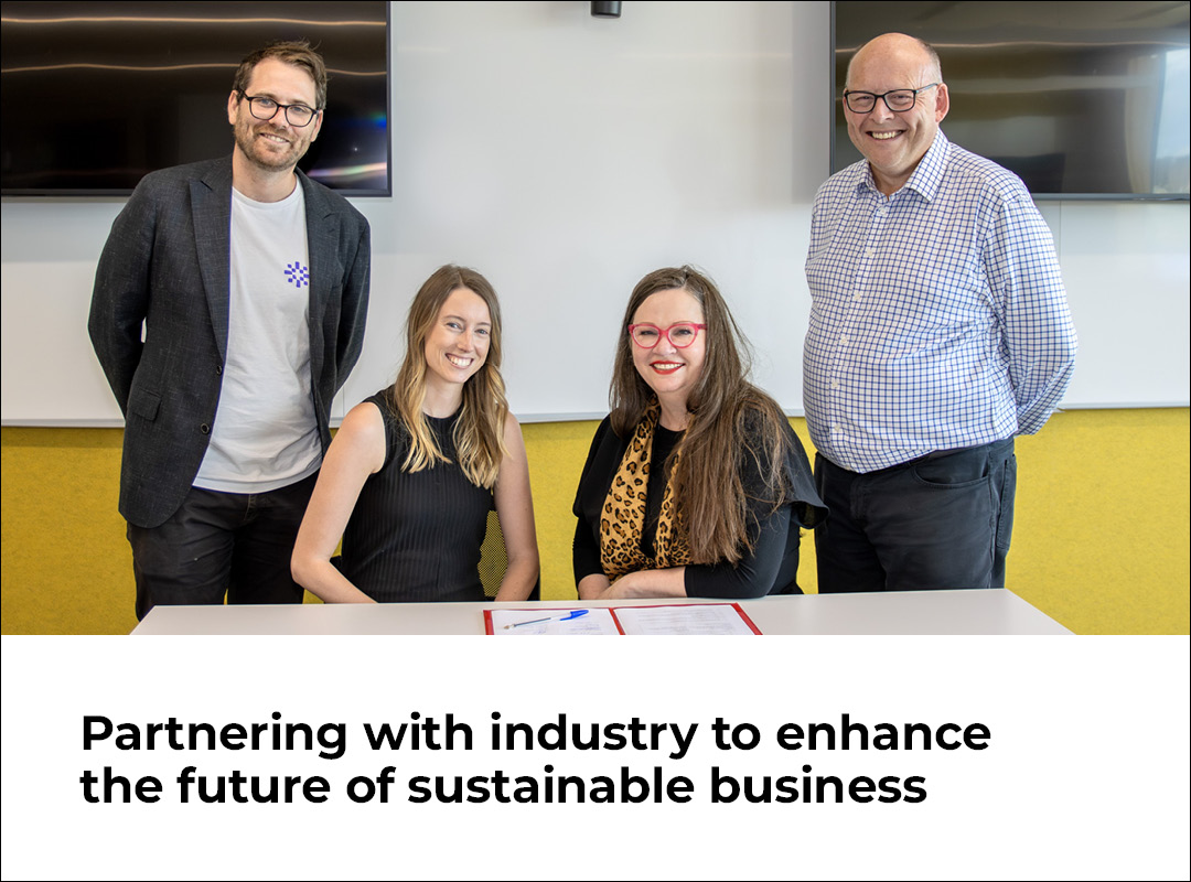 Partnering with industry to enhance the future of sustainable business