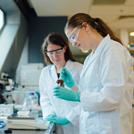 IMAGE: students in the laboratory 